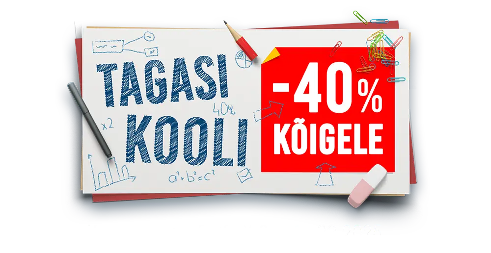Снова в школу: -40% на все