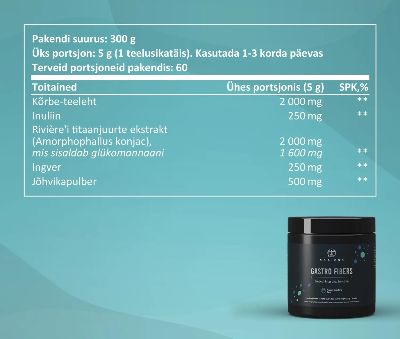 Gastro Kiudained x 3 Komplekt