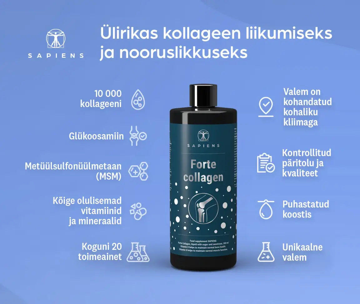 Forte kollageen (liigeste jaoks koos vit. D)