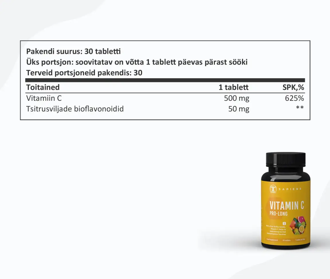 Vitamiin C PRO-LONG