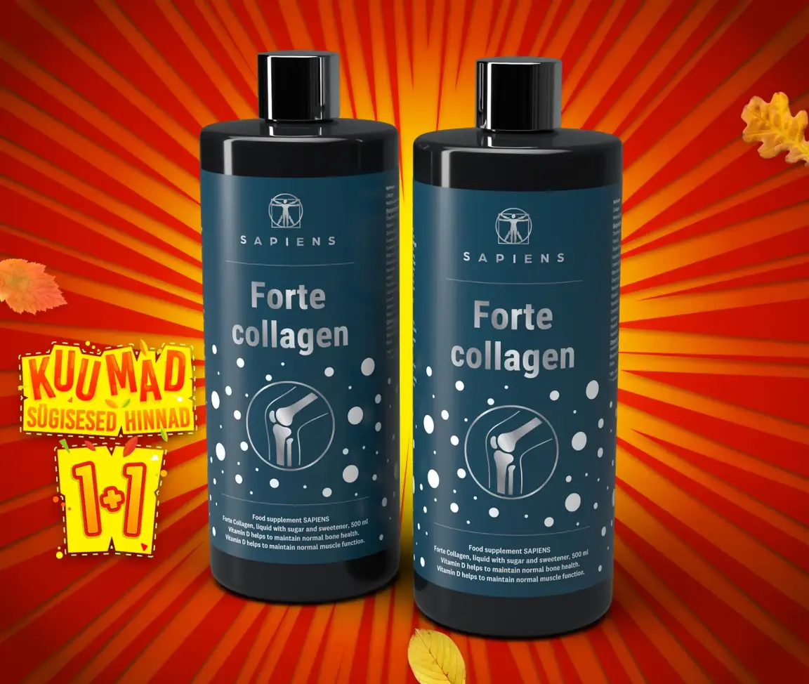 Forte kollageen (liigeste jaoks koos vit. D) 1+1