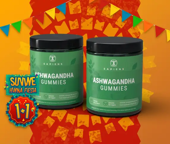 Ashwagandha kummikommid 1+1