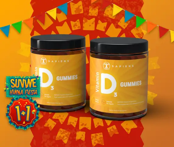 Vitamiin D3 kummikommid 1+1