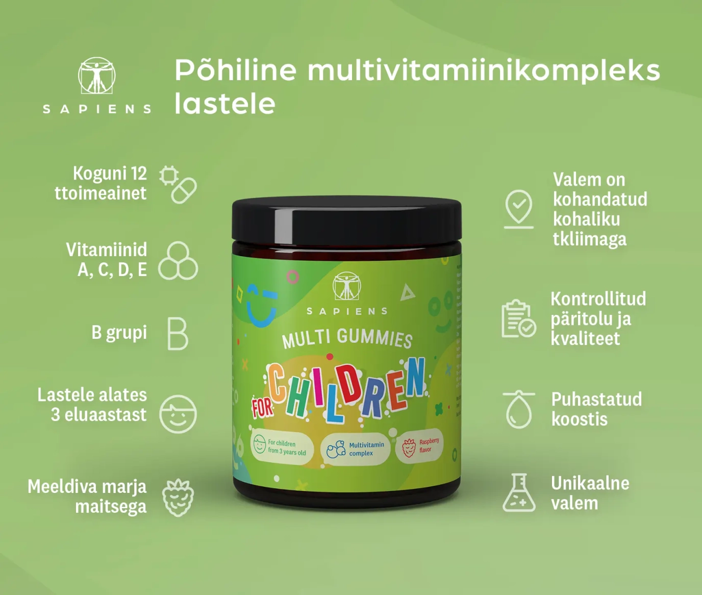 Multi kummikommid lastele 1+1