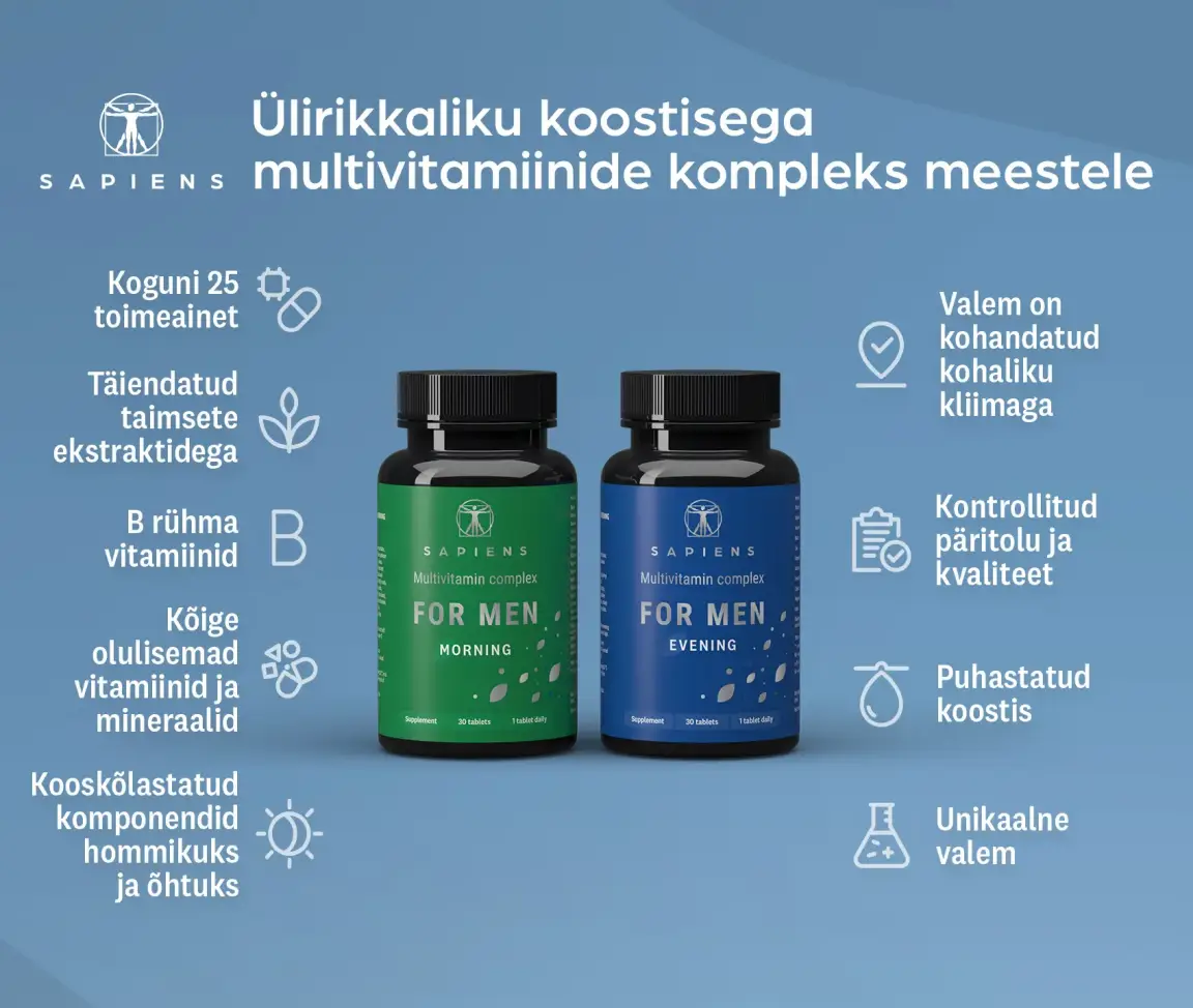 Multivitamiinikompleks Meestele x 3 Komplekt