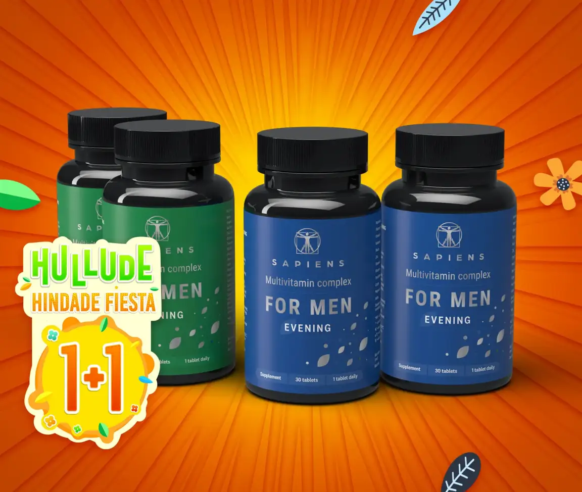 Multivitamiinikompleks Meestele 1+1