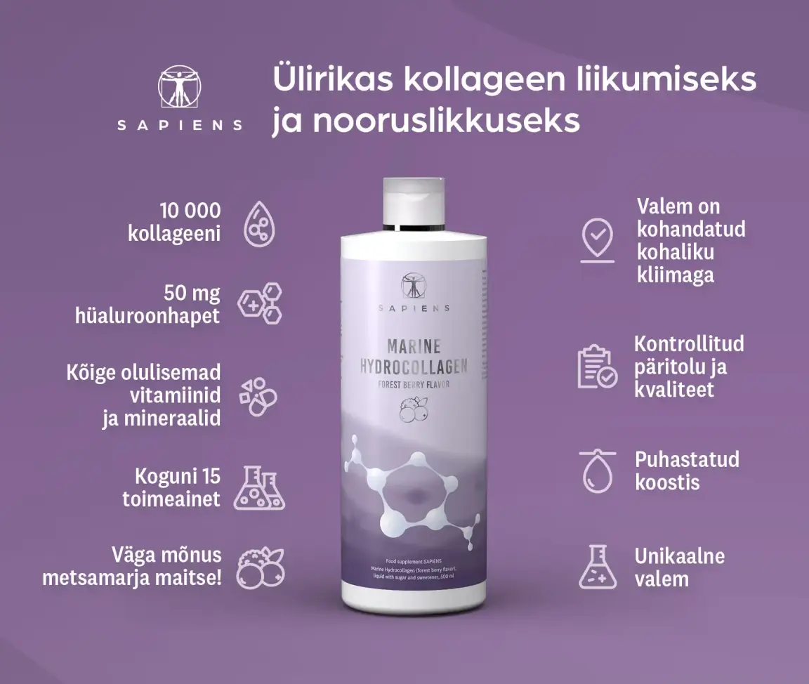 Merekollageen (metsamarja maitse)
