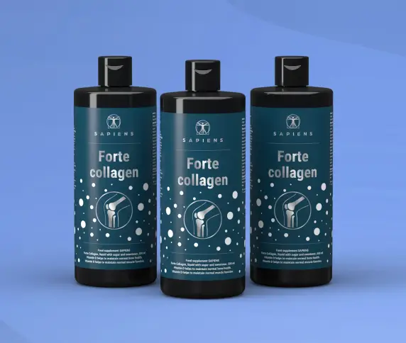 Forte kollageen (liigeste jaoks koos vit. D) x 3 Komplekt